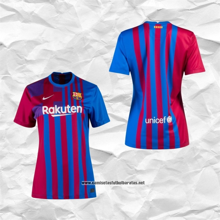 Primera Barcelona Camiseta Mujer 2021-2022